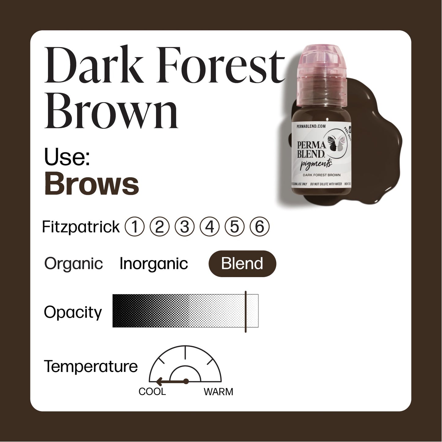 Perma Blend Dark Forest Brown Brow Ink