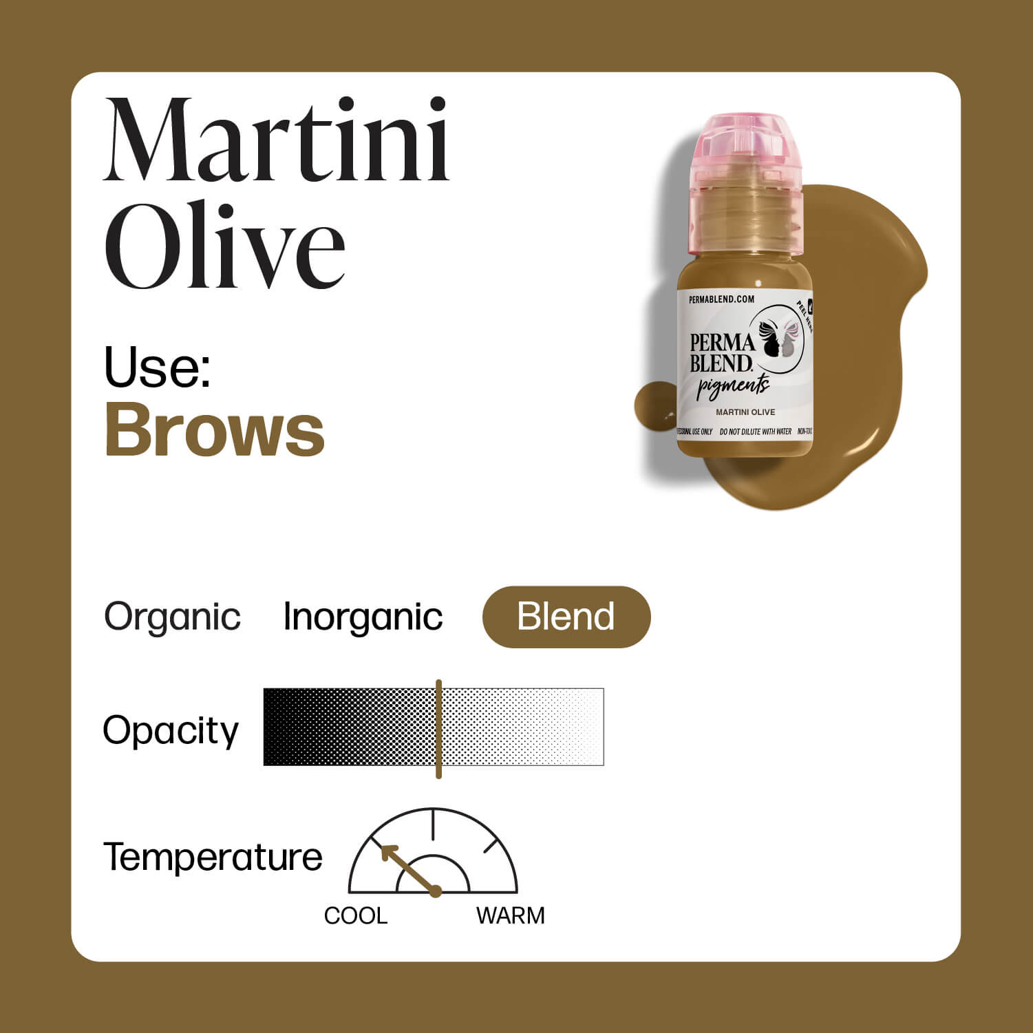Perma Blend Martini Olive Brow Ink