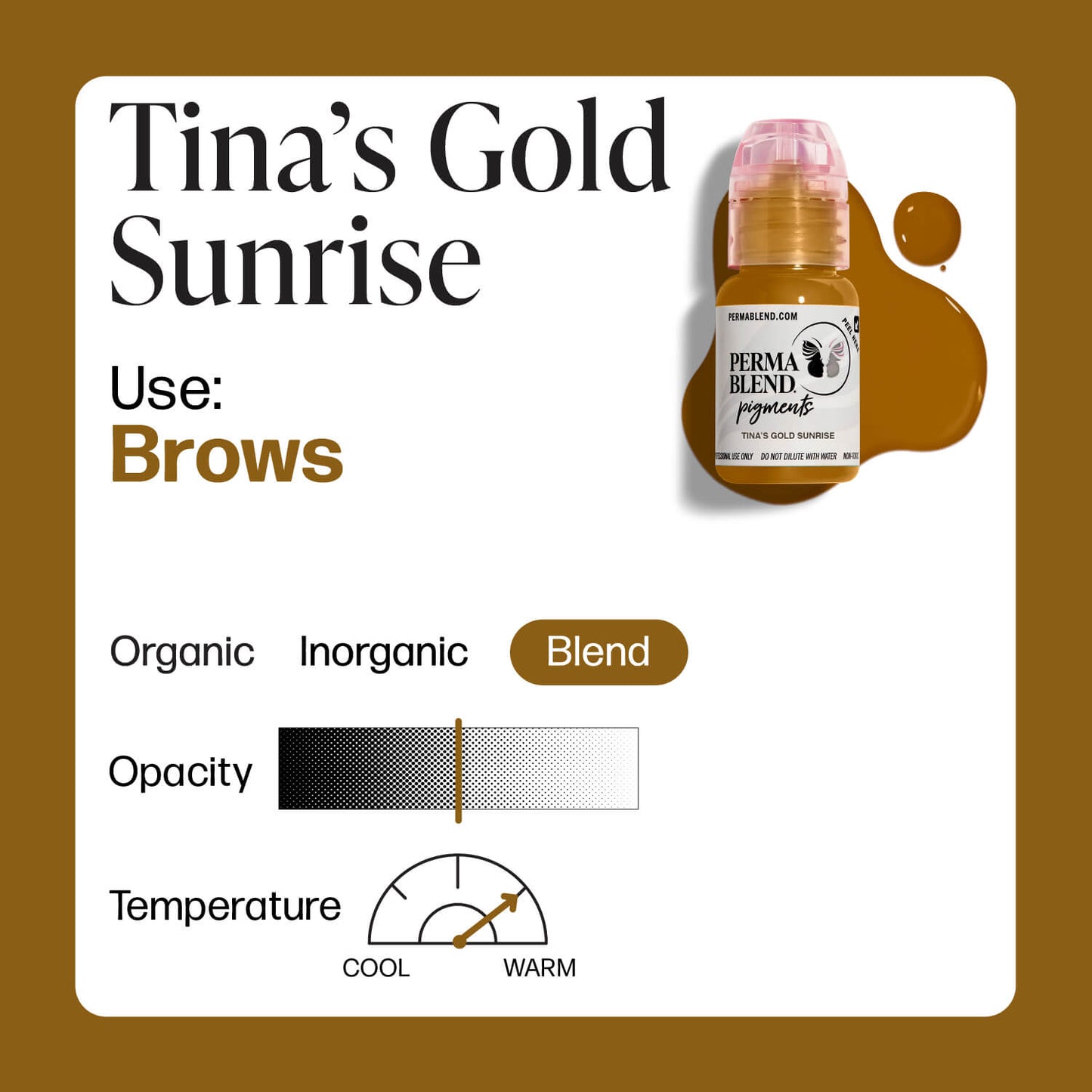 Perma Blend Tina's Gold Sunrise Brow Ink