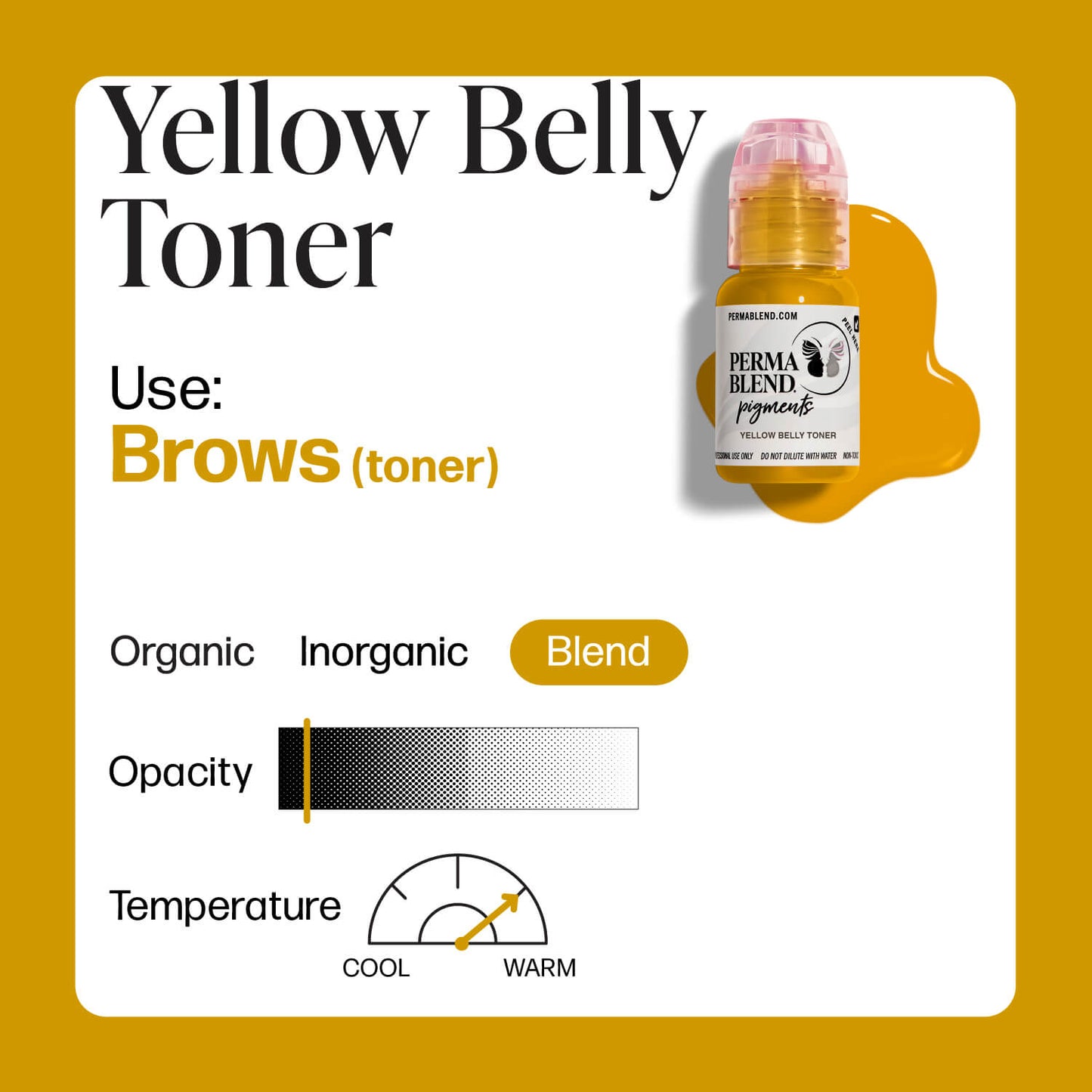 Perma Blend Yellow Belly Toner Brow Ink