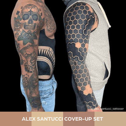 World Famous Tattoo Ink Alex Santucci Cover Up Set Skintone
