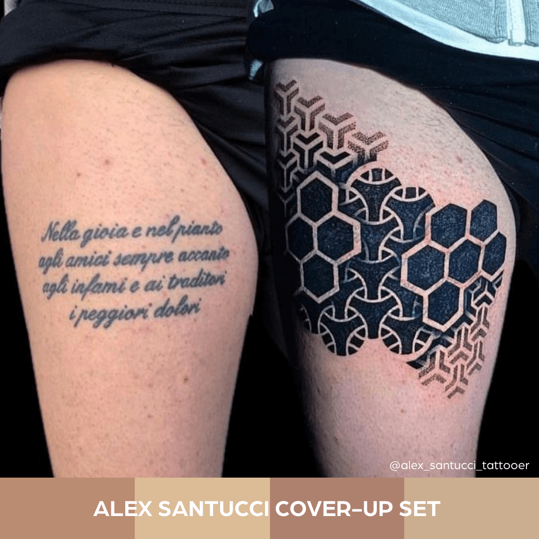 World Famous Tattoo Ink Alex Santucci Cover Up Set Skintone Cover-up